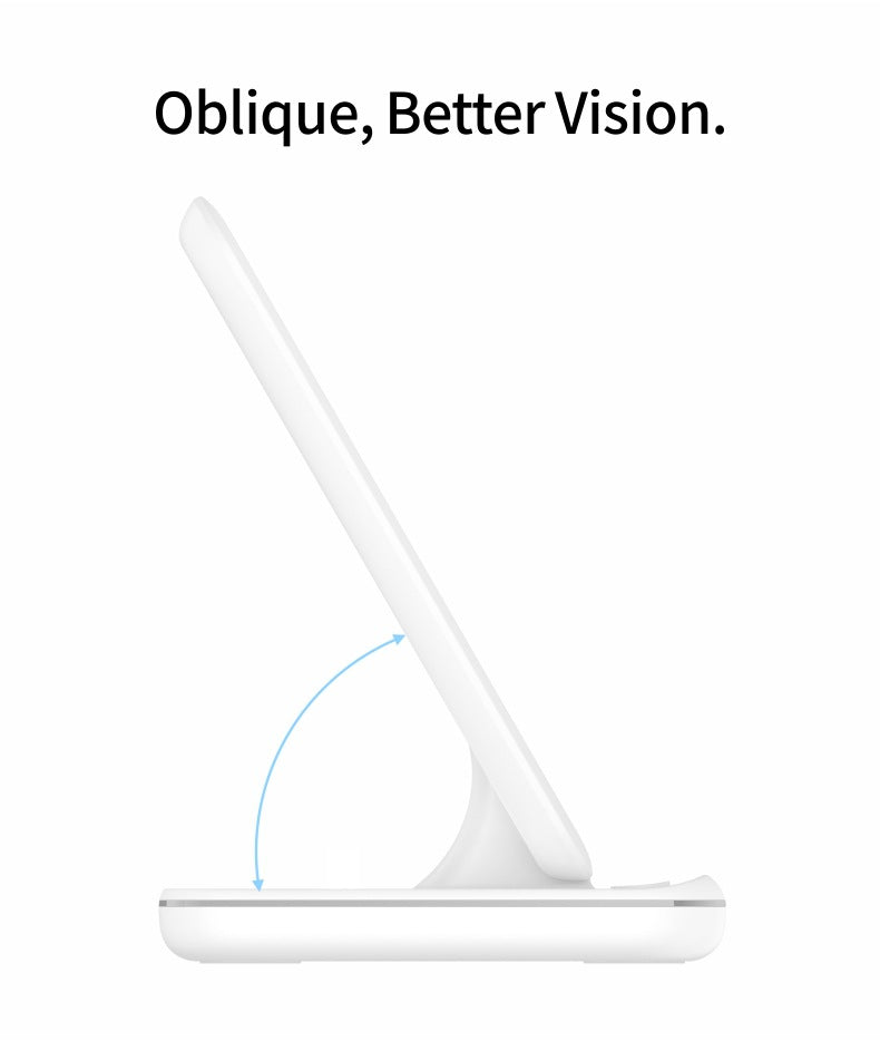 3-in-1 Wireless Charging Stand – Phone, Watch & Headset