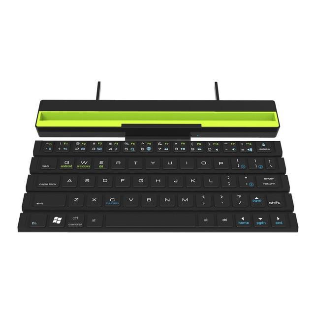 Foldable Bluetooth Wireless Keyboard – Portable Roll-Up Design