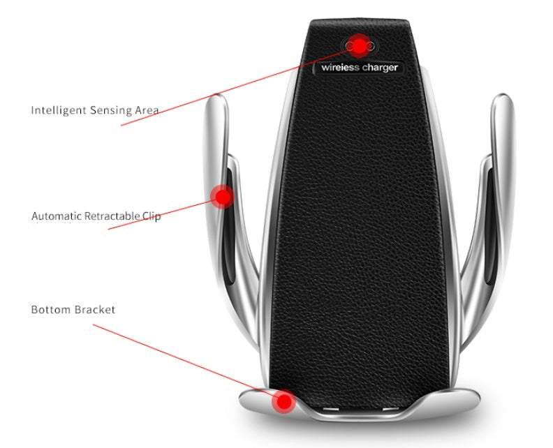 10W Wireless Car Charger with Phone Mount