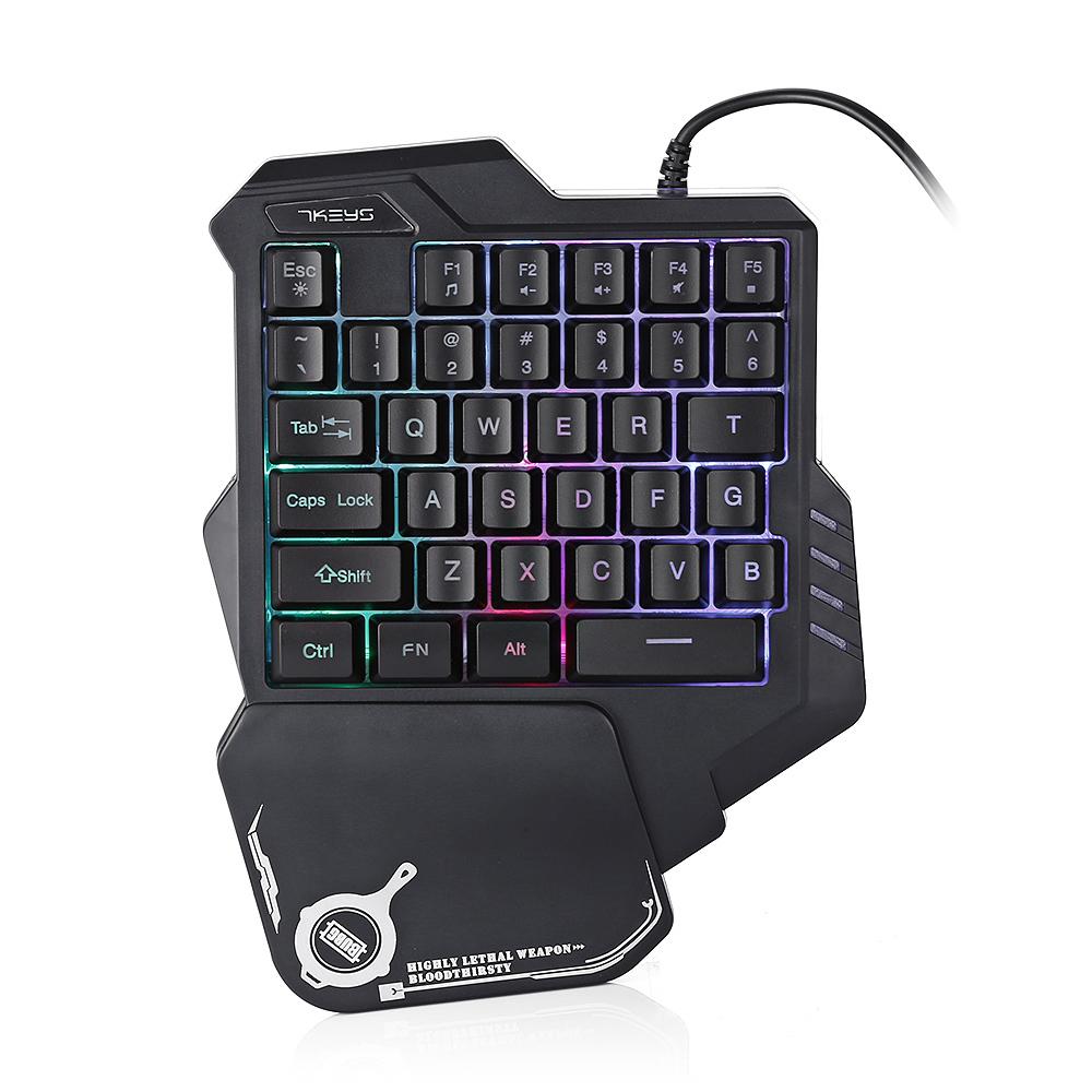 One-Handed RGB Mechanical Gaming Keypad