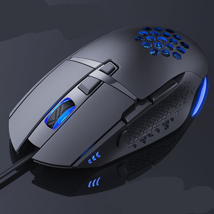Wired Silent RGB Gaming Mouse – 1600DPI