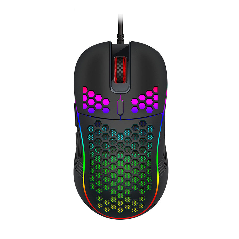Wired Silent RGB Gaming Mouse – 1600DPI