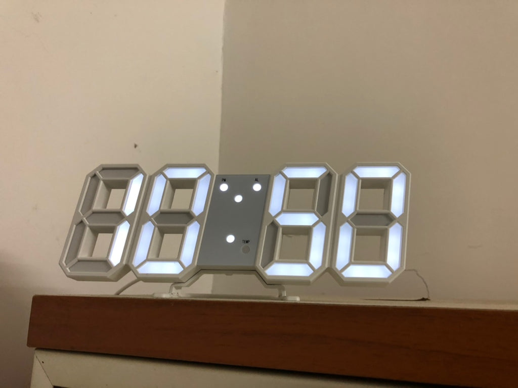 3D Luminous LED Digital Desk Clock