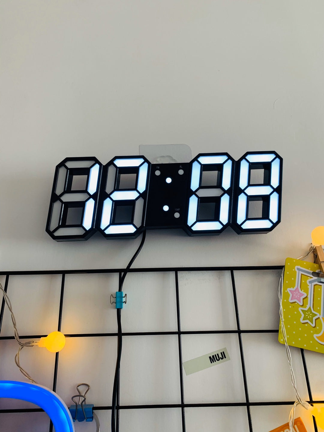 3D Luminous LED Digital Desk Clock