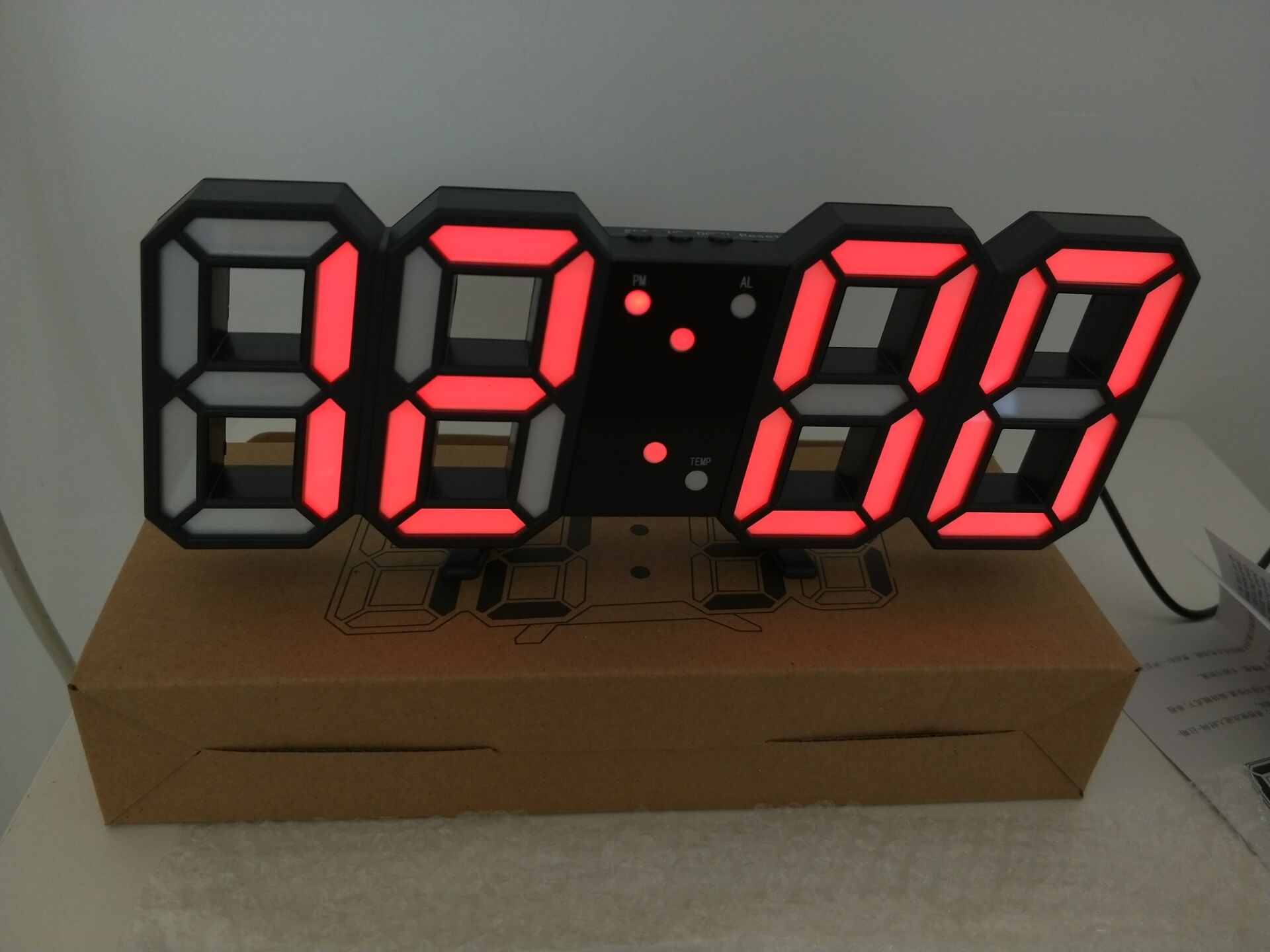 3D Luminous LED Digital Desk Clock