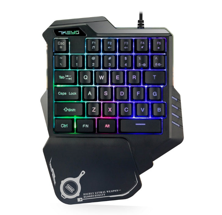 One-Handed RGB Mechanical Gaming Keypad