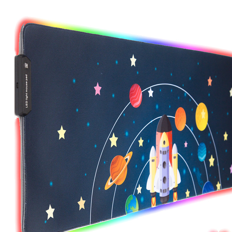 LED Illuminated Large Gaming Mouse Pad