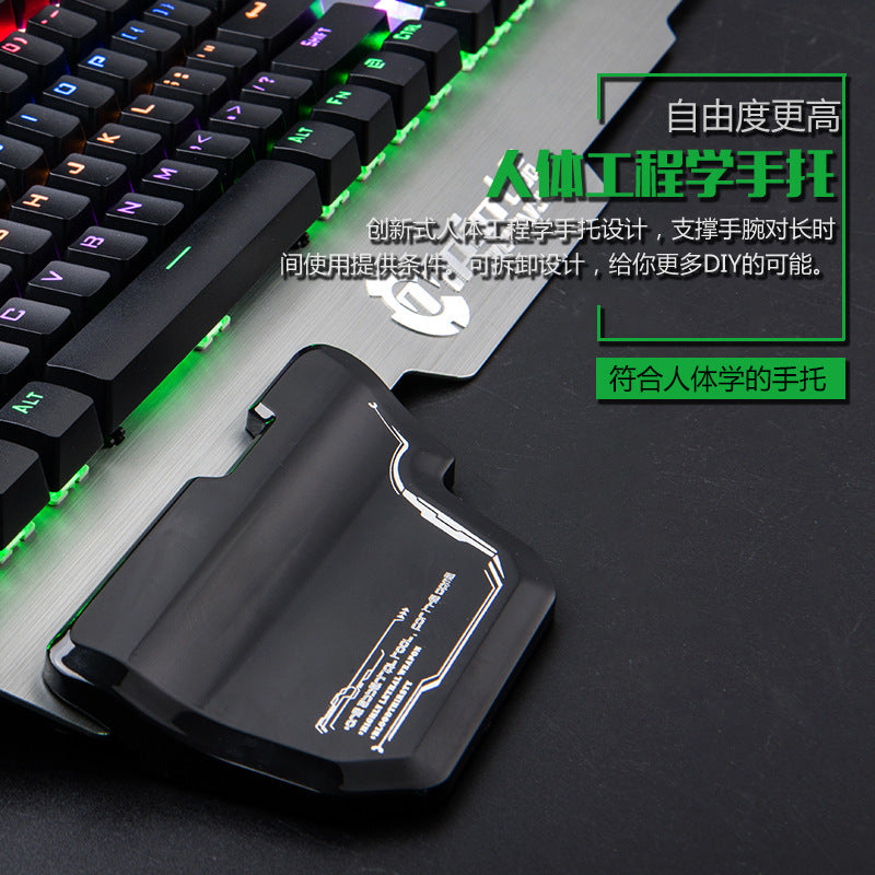 Metal RGB Wired Mechanical Gaming Keyboard