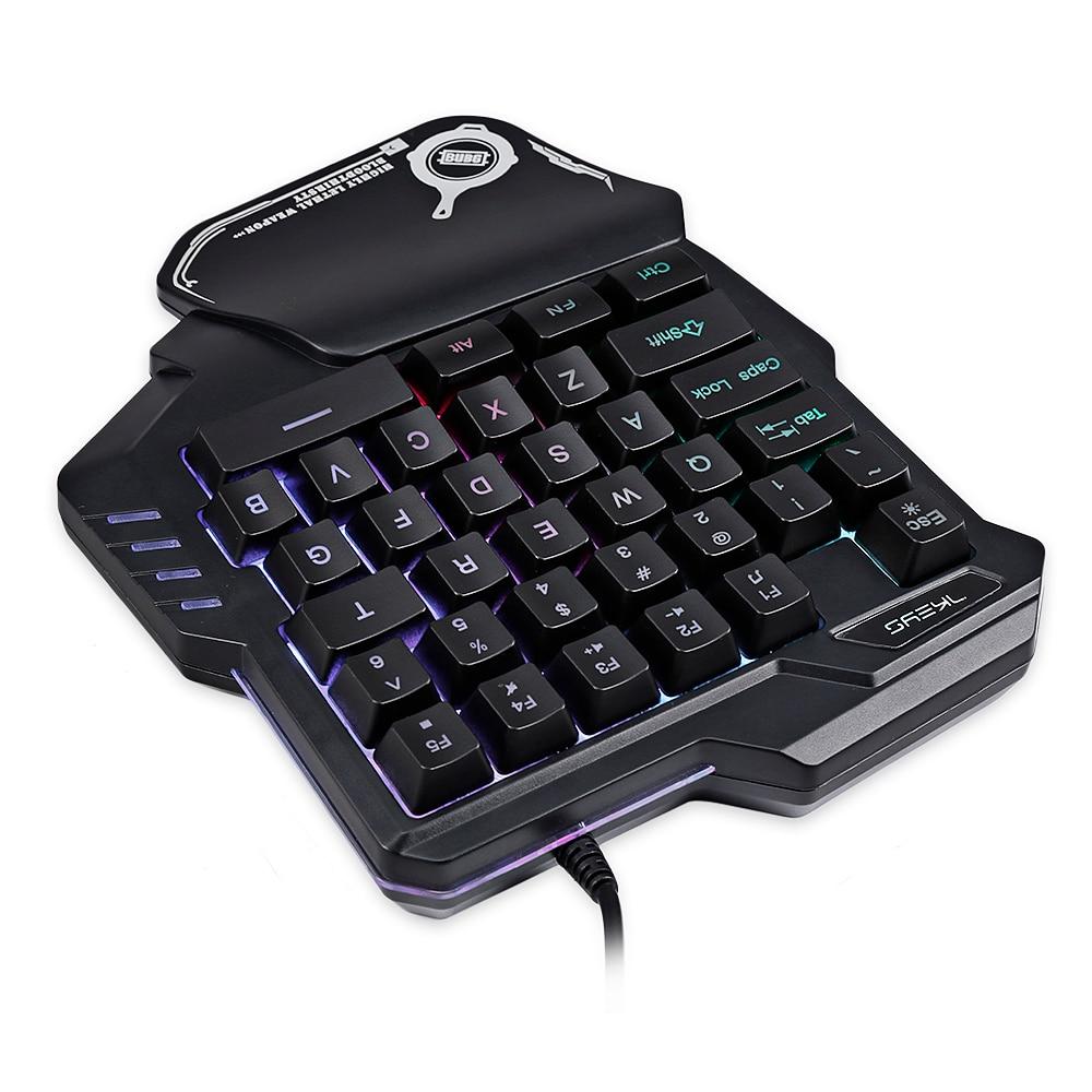 One-Handed RGB Mechanical Gaming Keypad