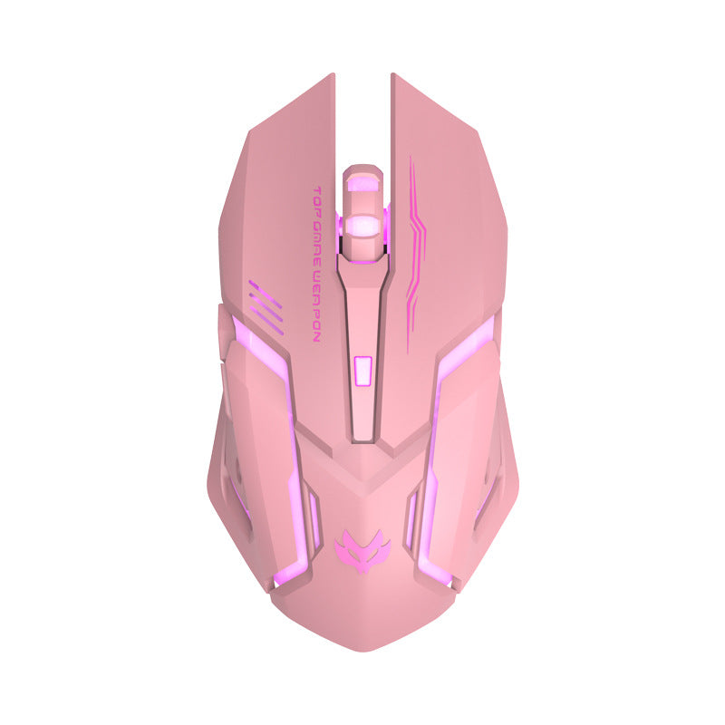 Silent Wireless Rechargeable Gaming Mouse