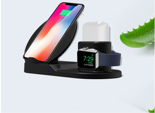 3-in-1 Wireless Charging Station – Compatible with Apple Devices