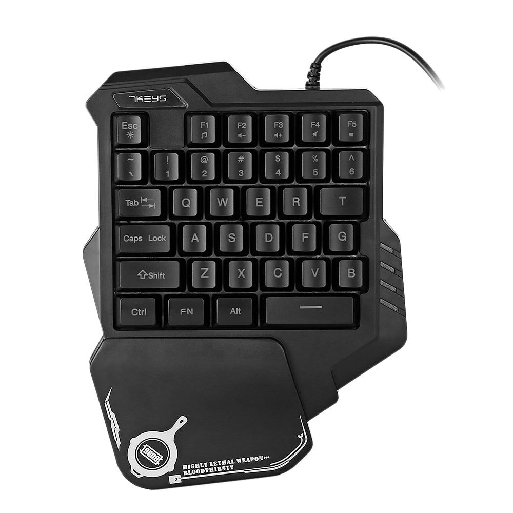 One-Handed RGB Mechanical Gaming Keypad
