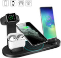 4-in-1 Wireless Charging Dock – Compatible with iPhone, Apple Watch & AirPods