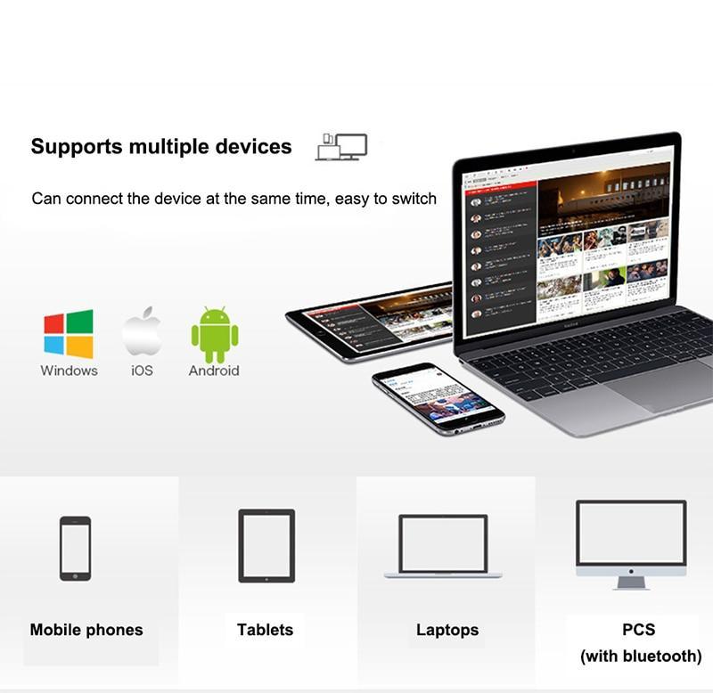 Foldable Bluetooth Wireless Keyboard – Portable Roll-Up Design