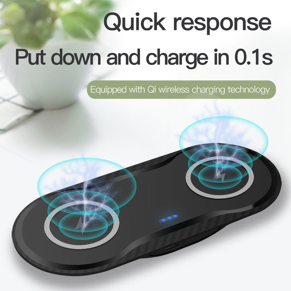 Dual Wireless Phone Charger Pad – 5W / 10W