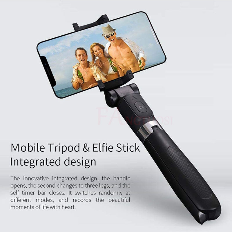 Bluetooth Selfie Stick Tripod – Foldable & Extendable