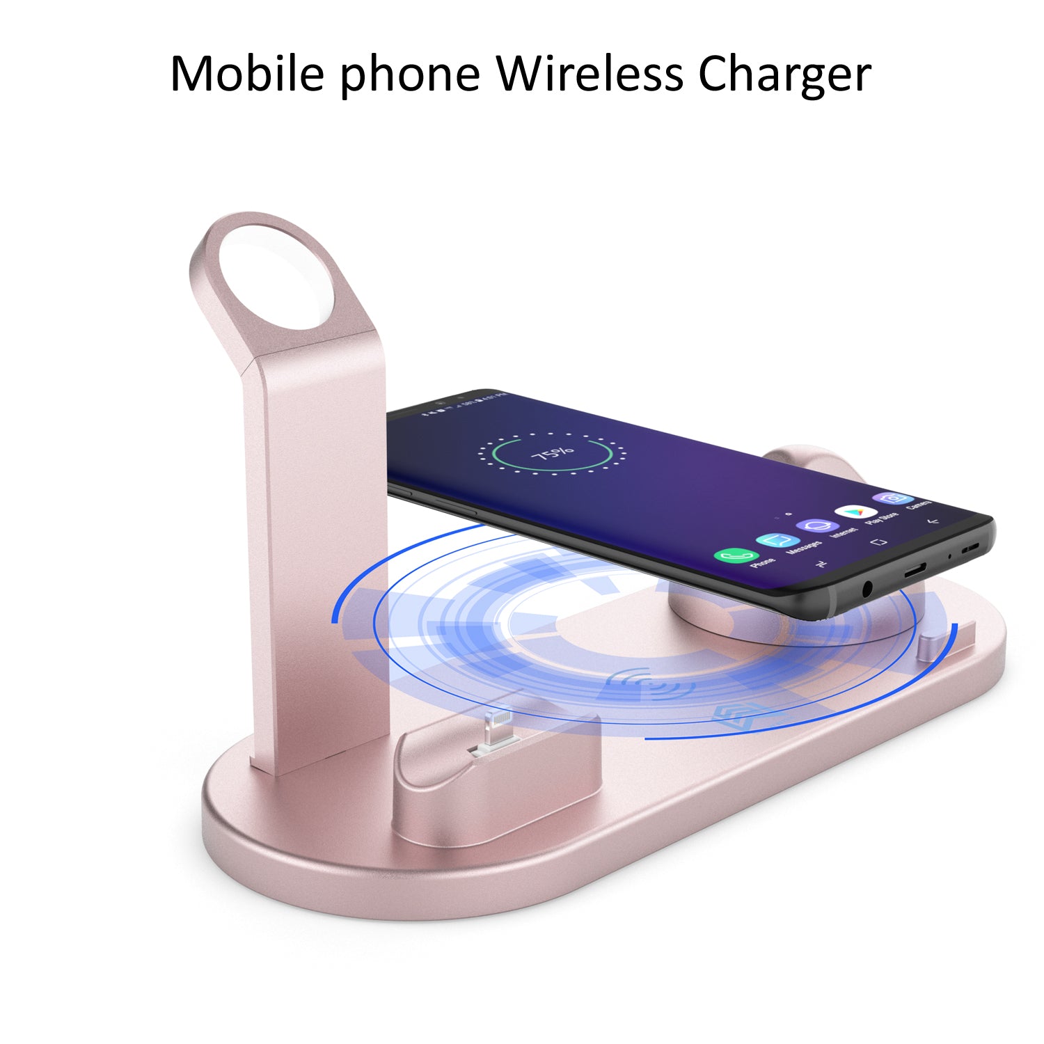 4-in-1 Wireless Charging Dock – Compatible with iPhone, Apple Watch & AirPods