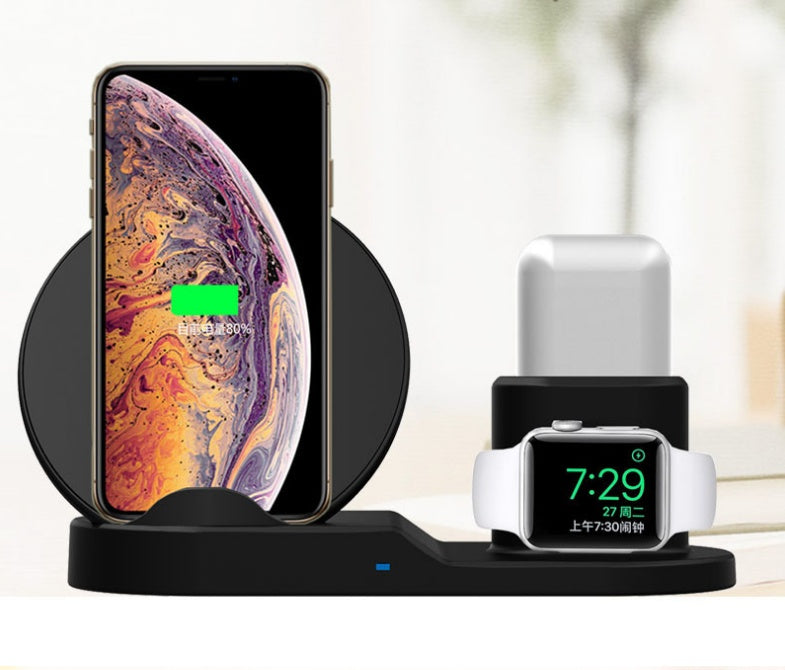 3-in-1 Wireless Charging Station – Compatible with Apple Devices