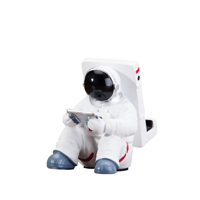 Astronaut Phone Stand – Resin Desk Decoration