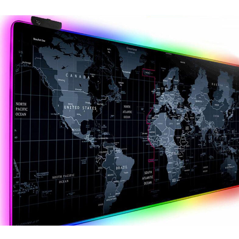 LED Illuminated Large Gaming Mouse Pad