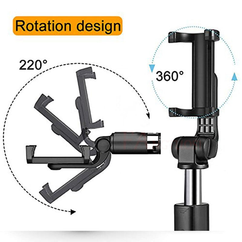 Bluetooth Selfie Stick Tripod – Foldable & Extendable
