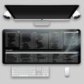 Oversized Shortcut Key Gaming Desk Pad