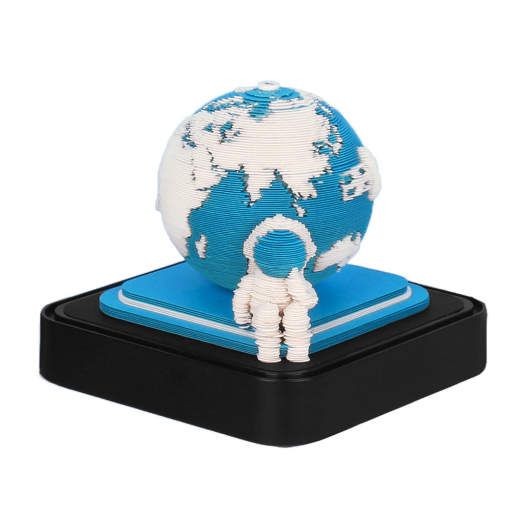 3D Paper Carving Panoramic Desk Calendar with LED Light