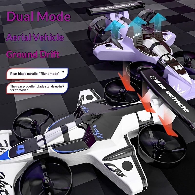 Advanced Black Tech Toy, Durable Land And Air Dual-use Remote Control