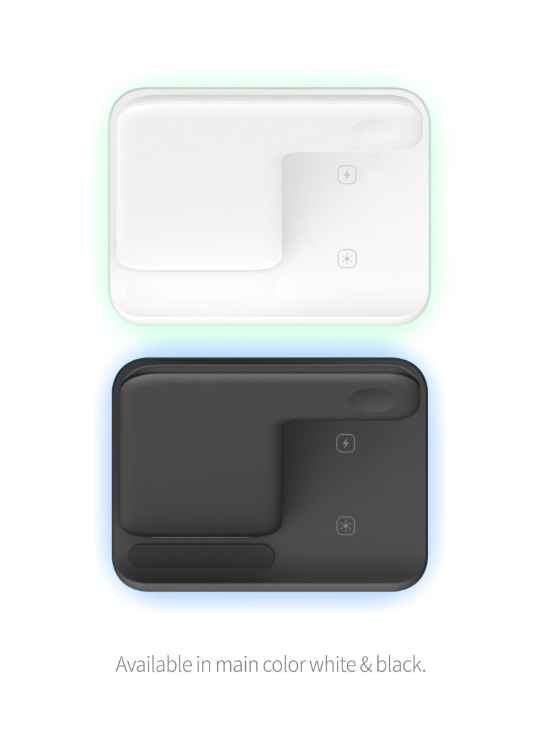 3-in-1 Wireless Charging Stand – Phone, Watch & Headset