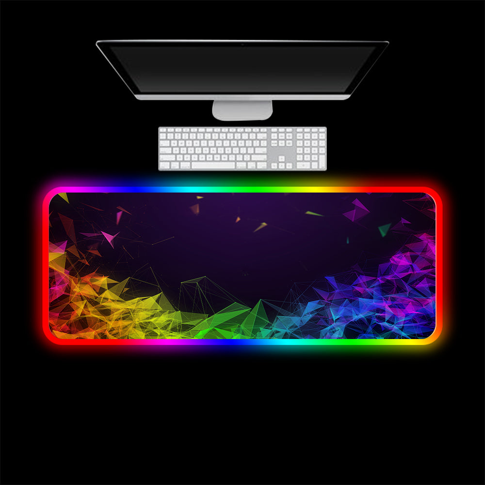 RGB Luminous Gaming Mouse Pad – Large LED Desk Mat