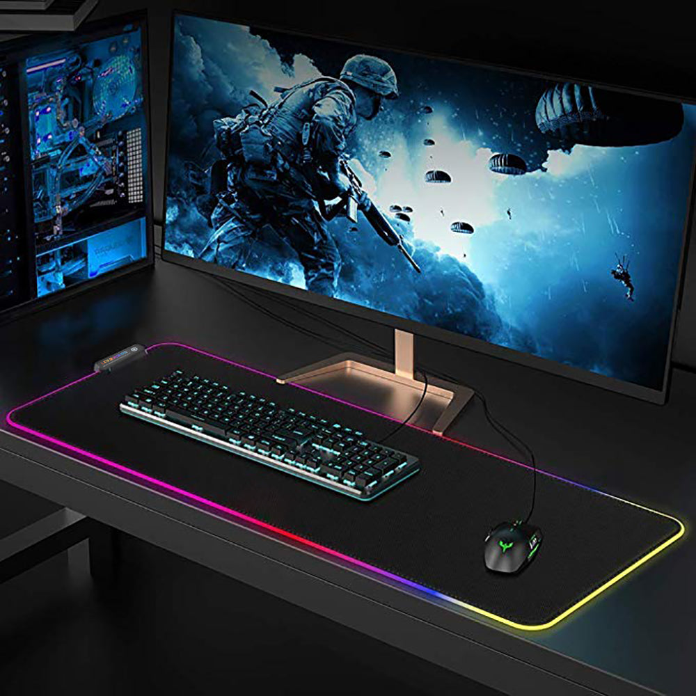 LED Illuminated Large Gaming Mouse Pad