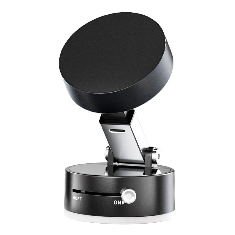 Foldable Magnetic Car Phone Holder – Vacuum Suction Mount