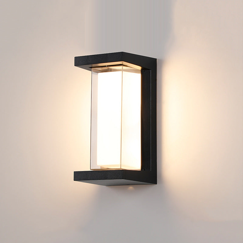 Simple Outdoor Waterproof Led Wall Lamp Induction Wall Lamp