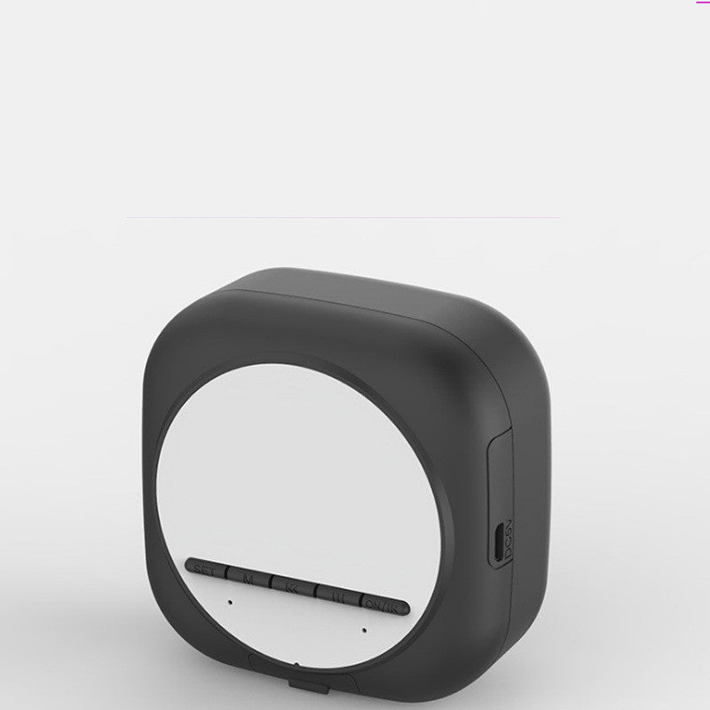 Portable Mirror Alarm Clock with Radio