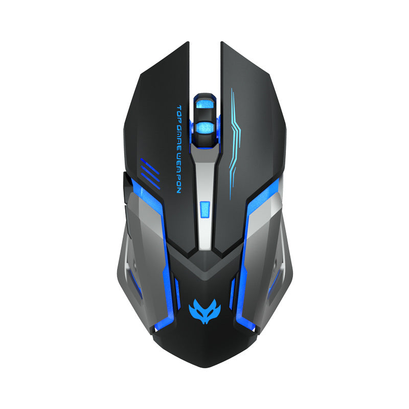 Silent Wireless Rechargeable Gaming Mouse