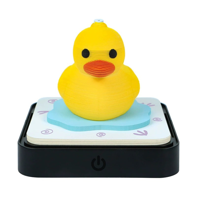 3D Paper Carving Panoramic Desk Calendar with LED Light