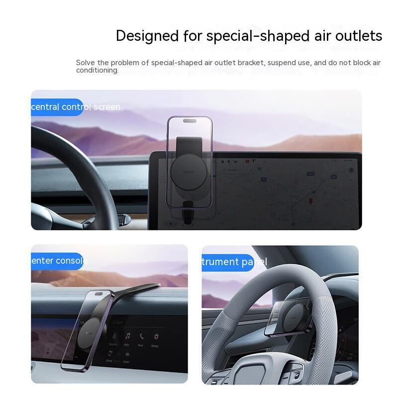 15W MagSafe Magnetic Wireless Car Charger Mount
