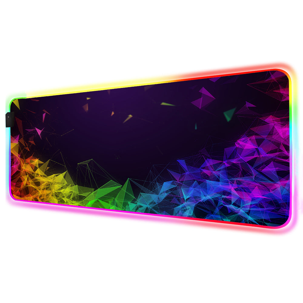 RGB Luminous Gaming Mouse Pad – Large LED Desk Mat